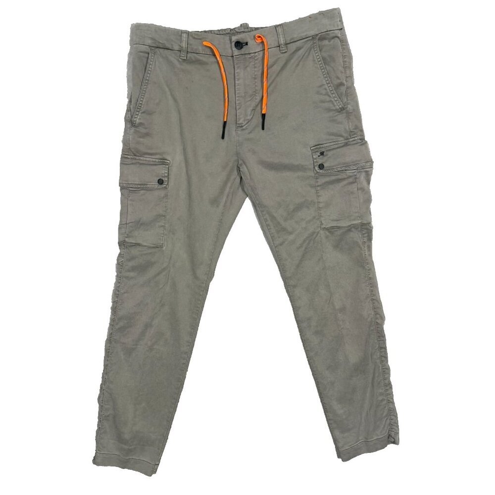 Mason's of Italy Chile Ahtleisure Cargo Pants Stretch Beige 34x30